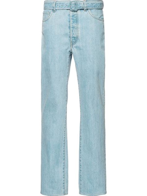 prada bootcut jeans|Blu Denim Jeans .